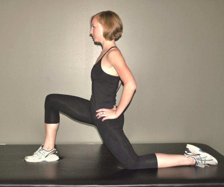 Hip flexor stretch