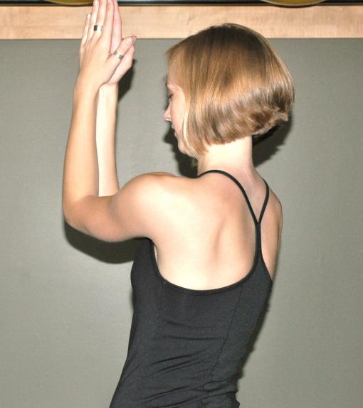 Medial trapezius stretch