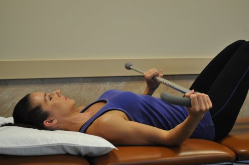 Shoulder external rotation - supine